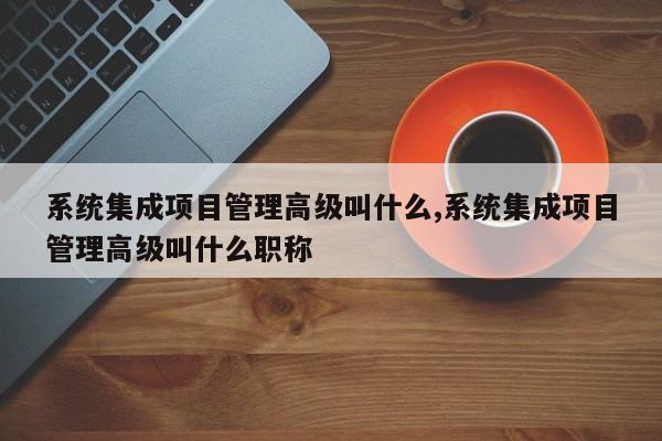 系统集成项目管理高级叫什么,系统集成项目管理高级叫什么职称