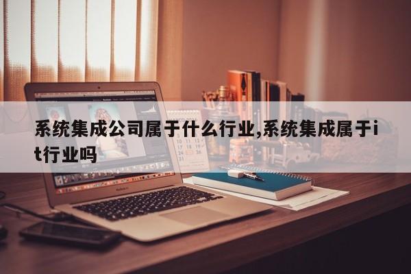 系统集成公司属于什么行业,系统集成属于it行业吗
